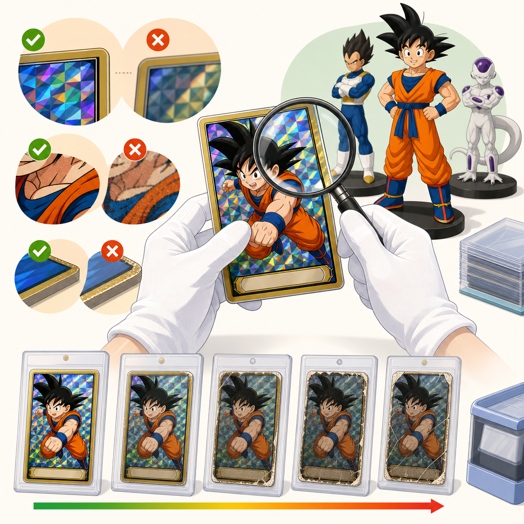 How to Spot Fake Dragon Ball Cards: Authenticity Guide Japanese Secondhand Condition Grading