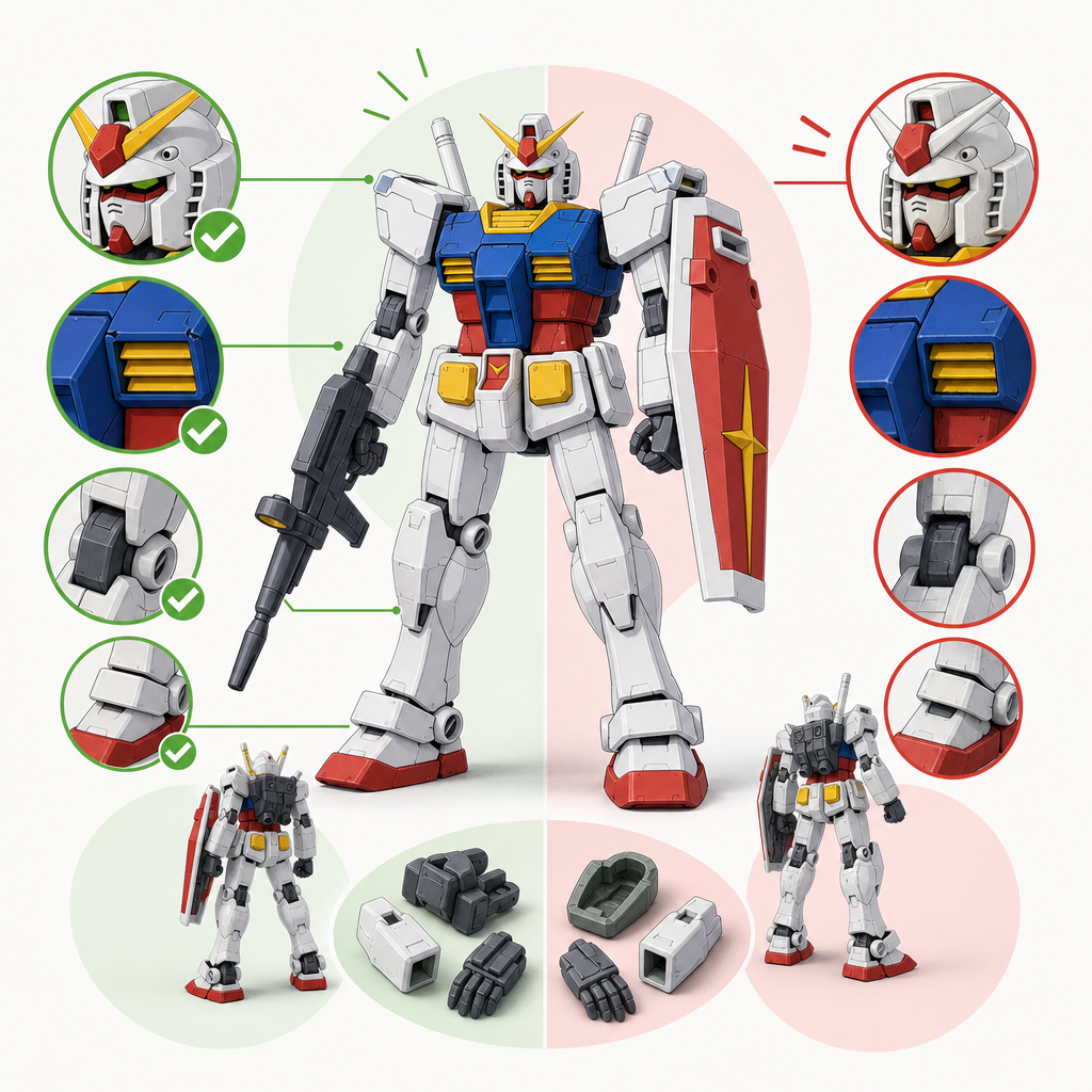 How to Spot Fake Gundam Scale Figures: Authenticity Guide Common Bootleg Red Flags in the Gundam Line