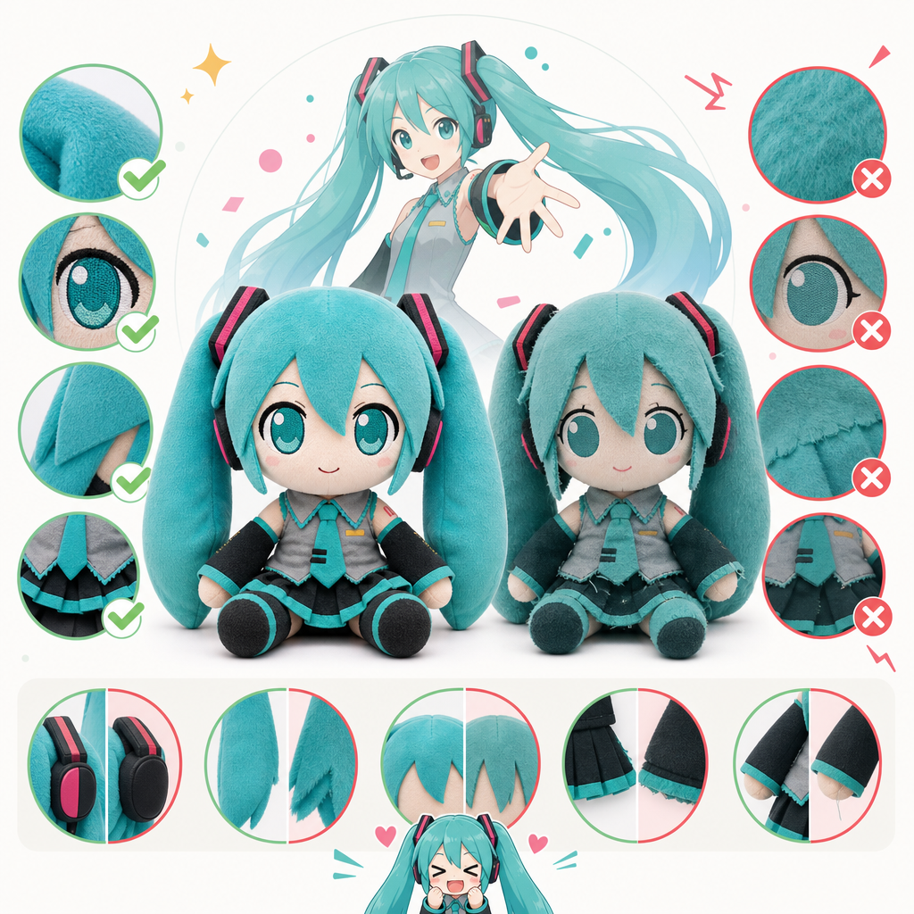 How to Spot Fake Hatsune Miku Plush: Authenticity Guide Common Bootleg Red Flags for the Miku Franchise