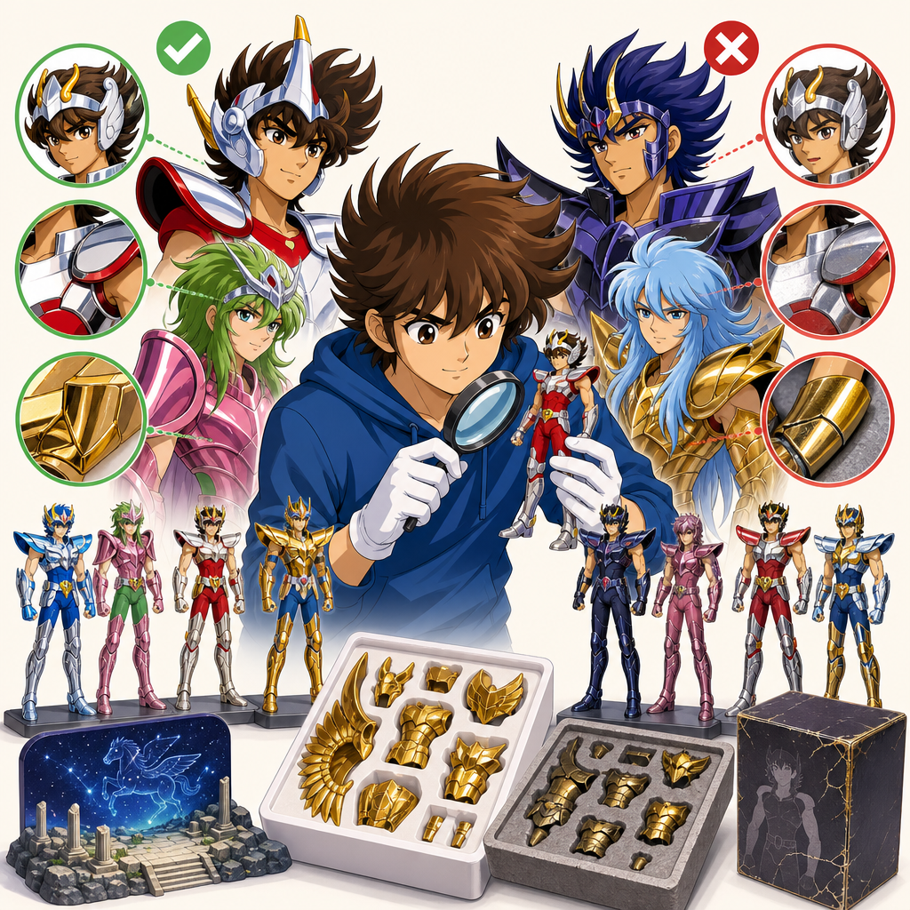 How to Spot Fake Saint Seiya Goods & Accessories: Series-Specific Authenticity Guide Common Bootleg Red Flags in the Saint Seiya Line
