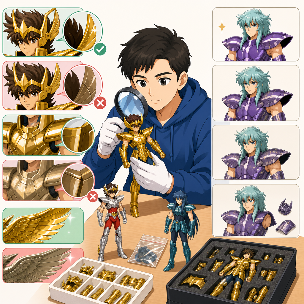 How to Spot Fake Saint Seiya Goods & Accessories: Series-Specific Authenticity Guide Japanese Secondhand Condition Grading