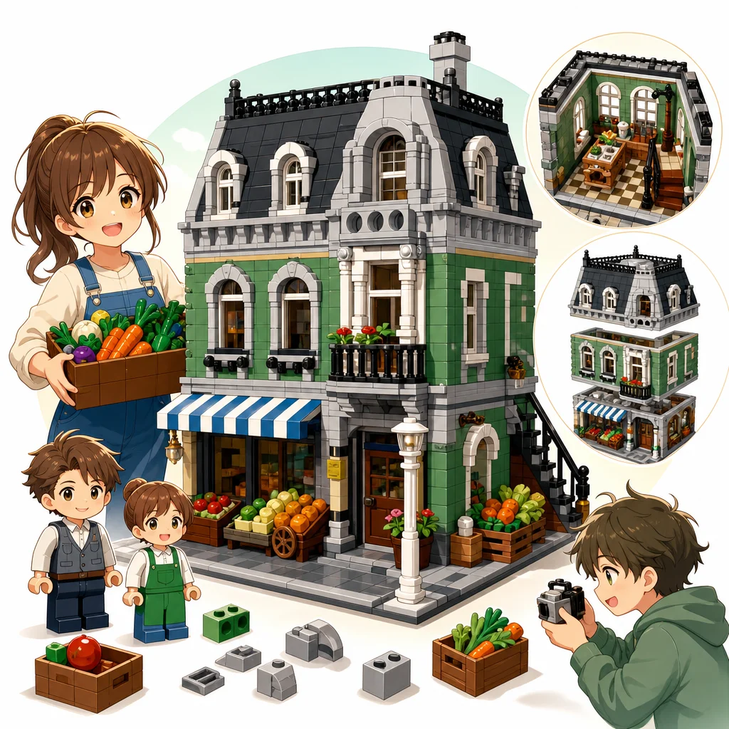 LEGO Creator 10185 Green Grocer 4566083 Module Discontinued 2008 Rarity vol.3 About This Item
