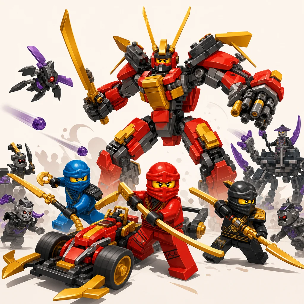 LEGO NINJAGO Transformer Mecha Battle Ride 2016 educational Building toy hobby About This Item