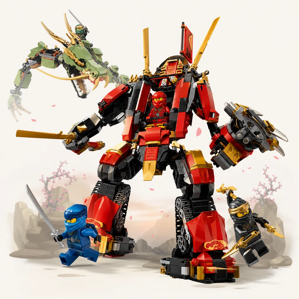 LEGO NINJAGO Transformer Mecha Battle Ride 2016 educational Building toy hobby The LEGO NINJAGO Franchise: Why Collectors Care