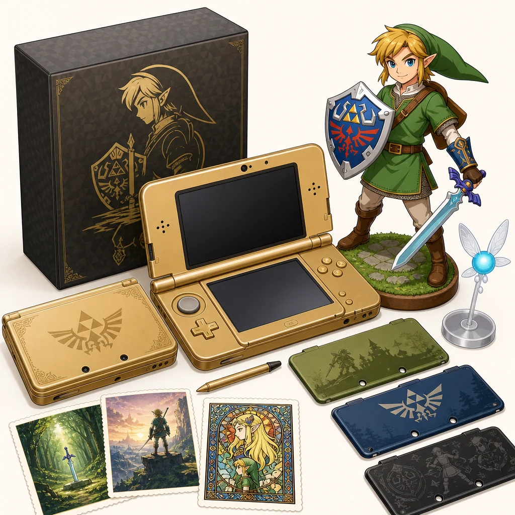 Nintendo 3DS The Legend of Zelda 25th Anniversary Edition Limited Game Console Collector's Guide: What to Look For