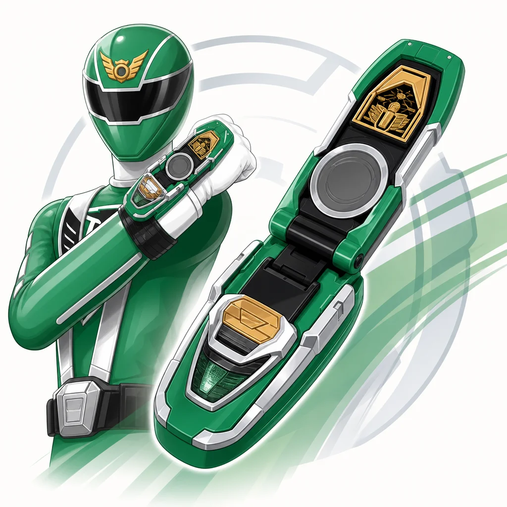 POWER RANGER ENGINE SENTAI GO-ONGER DX SHIFT CHANGER GREEN Soul BANDAI MORPHER About This Item