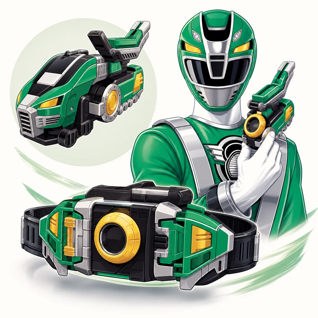 POWER RANGER ENGINE SENTAI GO-ONGER DX SHIFT CHANGER GREEN Soul BANDAI MORPHER The POWER Franchise: Why Collectors Care