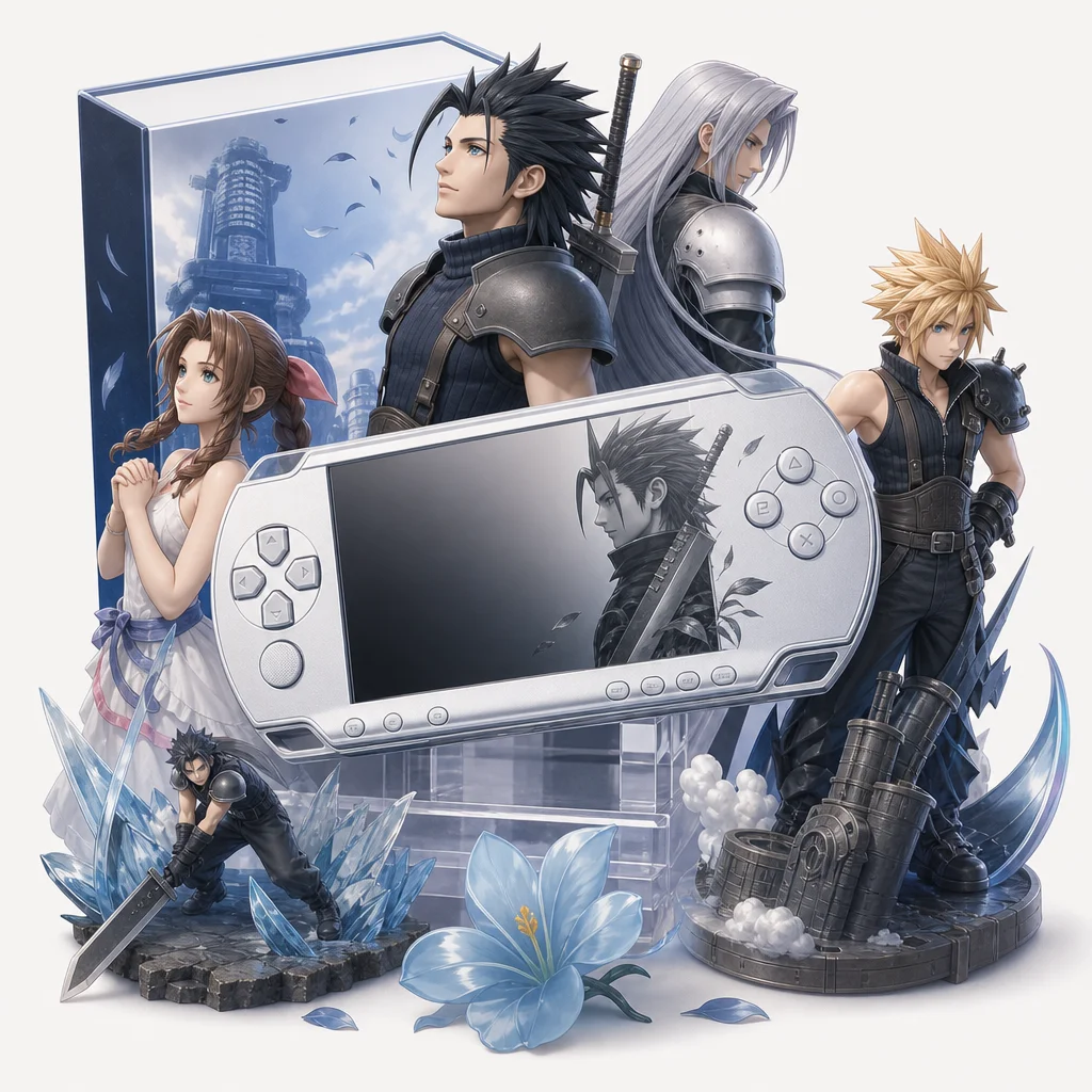 PSP 2000 Final Fantasy 7 Crisis Core Limited Edition 10th Model Silver Console The PSP Franchise: Why Collectors Care