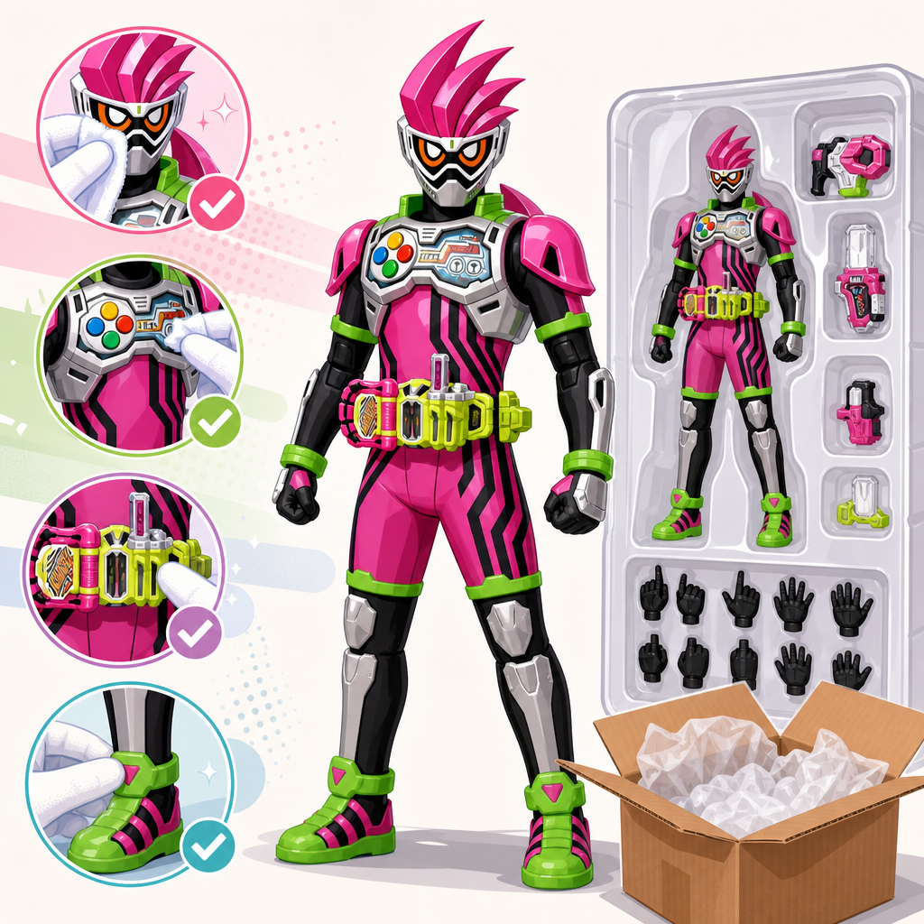 Real Action Heroes No.769 RAH GENESIS Kamen Rider Ex-Aid Figure MediCom Toy Condition Checklist