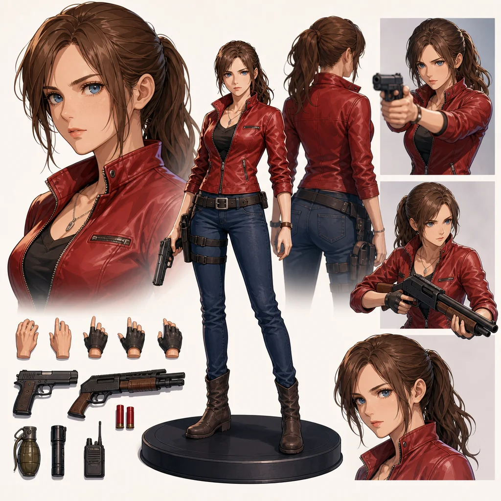 Resident Evil RE:2 Claire Redfield Note DAMTOYS 1/6 Action Figure da collezione The Resident Evil Franchise: Why Collectors Care