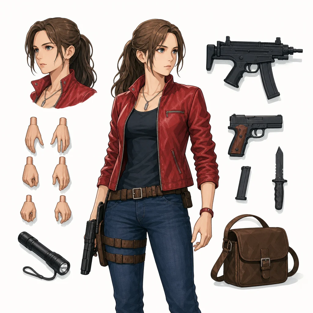 Resident Evil RE:2 Claire Redfield Note DAMTOYS 1/6 Action Figure da collezione Collector's Guide: What to Look For