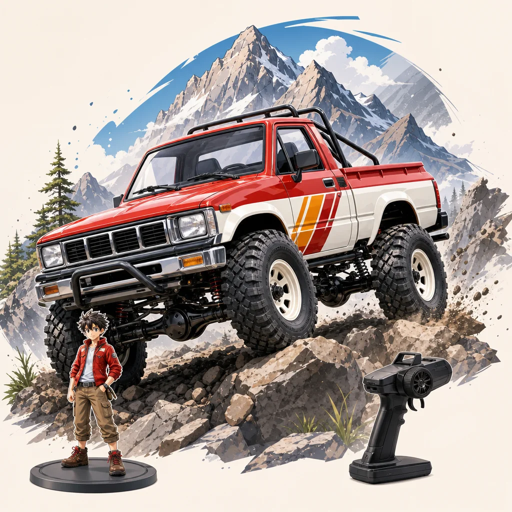 Toyota 4×4 Pick-Up Mountain Rider 1/10 RC 4WD Off-Road Radio Control Tamiya About This Item
