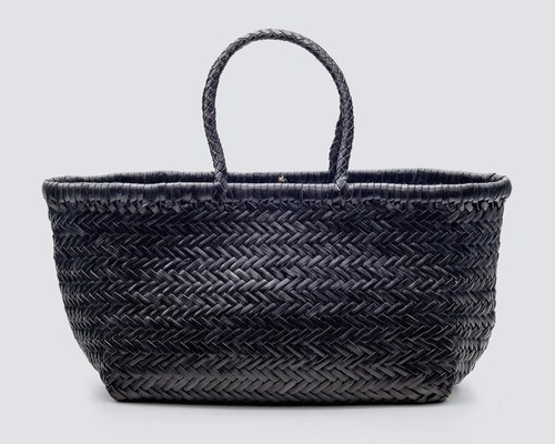 Dragon Diffusion chevron woven bag in black