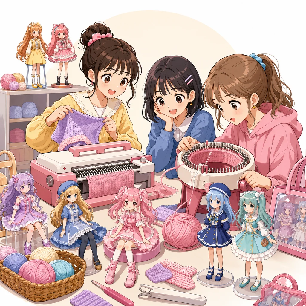 AmuKawa Amina Knitting Machines Crafts Handmade Club girls hobby TAKARA TOMY Collector's Guide: What to Look For