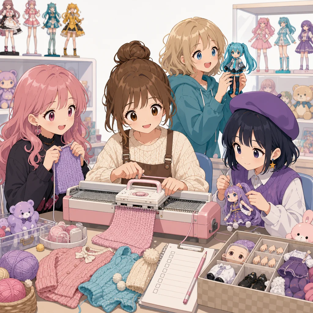 AmuKawa Amina Knitting Machines Crafts Handmade Club girls hobby TAKARA TOMY Condition Checklist