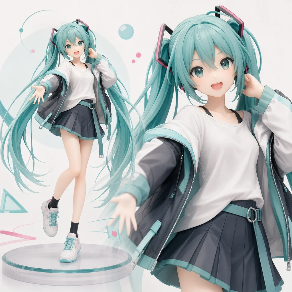 Hatsune Miku Vocaloid NT Style Casual Wear Ver. Figure Hobby Good smile company About This Item
