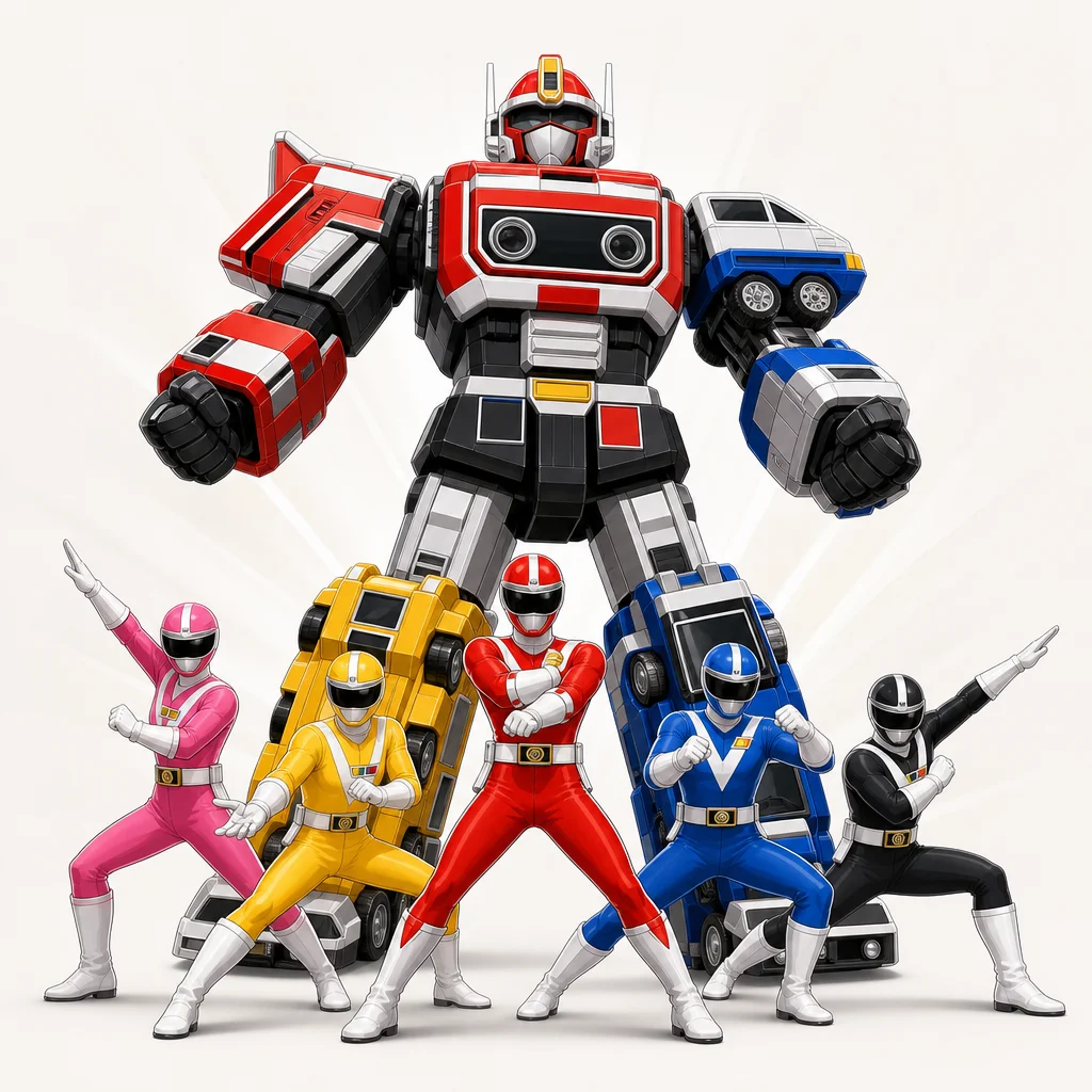 Kousoku Sentai Turboranger DX Turbo Robo Megazord Chogokin Power Rangers BANDAI About This Item