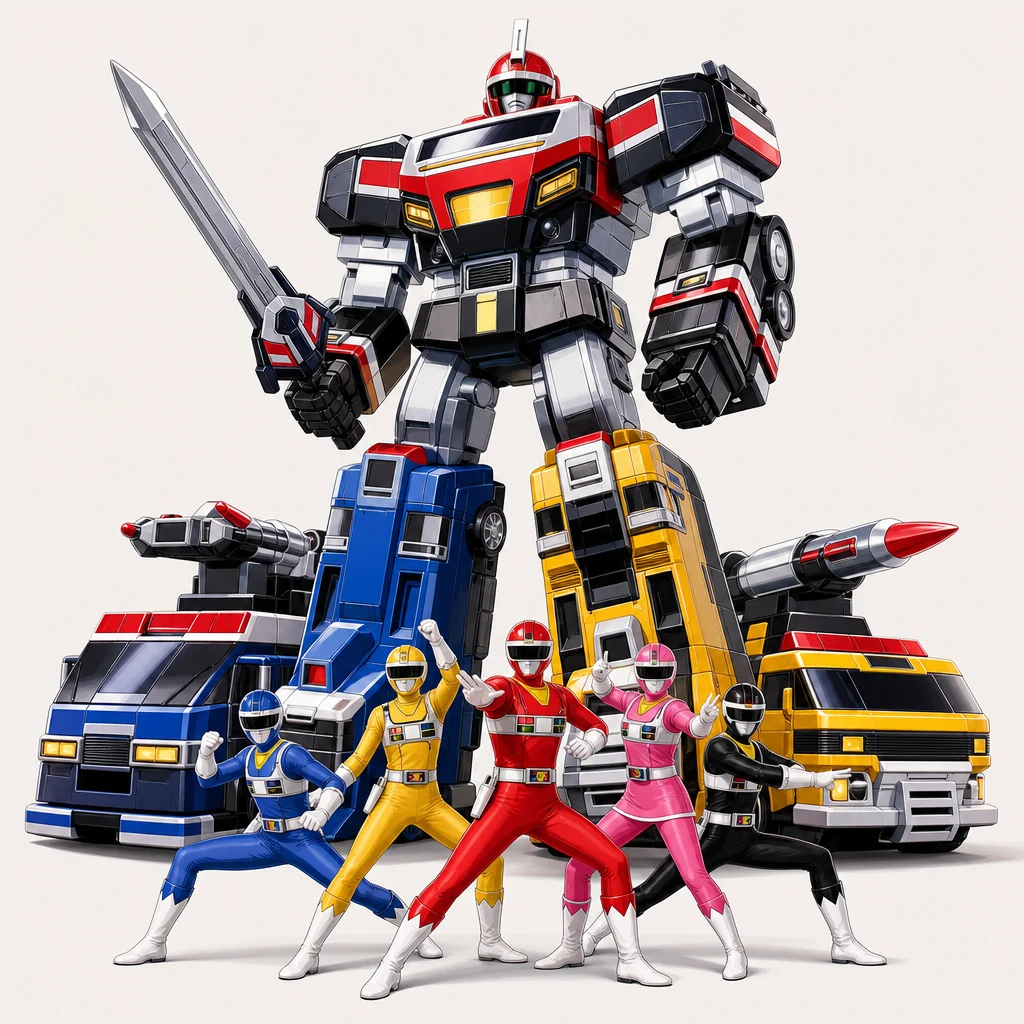 Kousoku Sentai Turboranger DX Turbo Robo Megazord Chogokin Power Rangers BANDAI The Kousoku Franchise: Why Collectors Care
