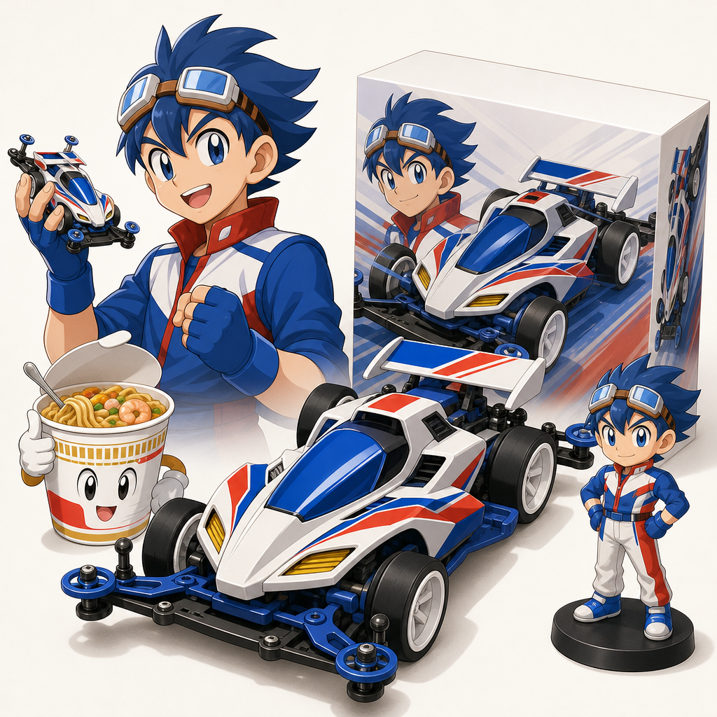 Nissin × TAMIYA Super Emperor Mini 4WD 1/32 Limited to 500 Collaboration Set The Nissin Franchise: Why Collectors Care