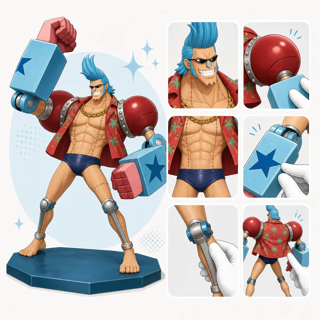 One Piece Frankie Figure Excellent Model NEO-2 Portrait Of Pirates MegaHouse Condition Checklist