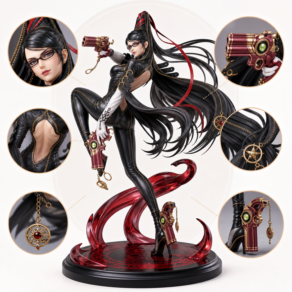 Phat Company BAYONETTA 1/7 scale Painted Finished Figure Good Smile Company Collector's Guide: What to Look For