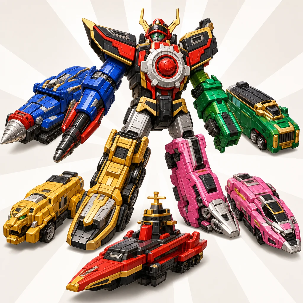 Power Rangers Gokaiger Machine Series 05 DX Engine Machalcon Megazord Bandai The Power Franchise: Why Collectors Care